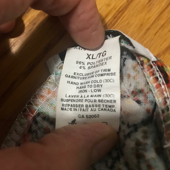 Women’s Tropical Floral Mini Skirt – High Rise, Stretch Fabric, Bold Print - Picture 2 of 5